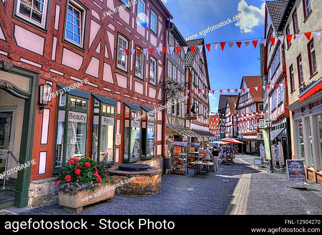 Old town, Alsfeld, Vogelsbergkreis, Hesse, Germany, Europe