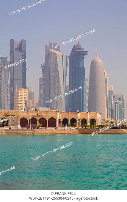 Middle East, Qatar, Doha, West Bay Central Financial District
