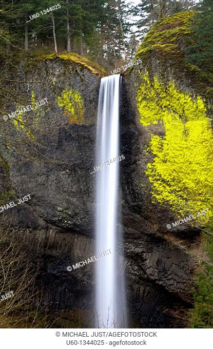 Latourell Falls at the Columbia River National Recreation Area near Portland, Oregon