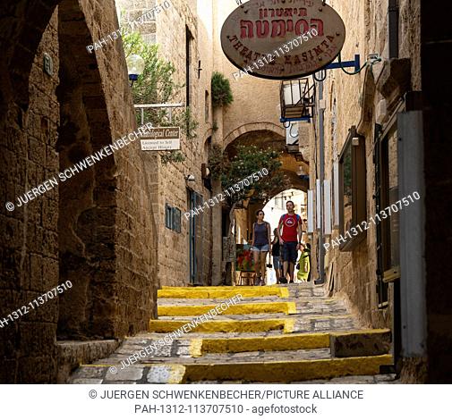 Narrow alleys and medieval urban development characterise the old town of Jaffa, which has been reconstructed with great effort in recent years