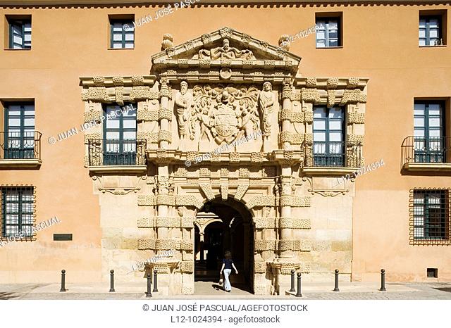 Counts of Cirat palace, Contemporary Sculpture Museum José Luis Sánchez, Almansa, Albacete province, Castilla la Mancha, Spain