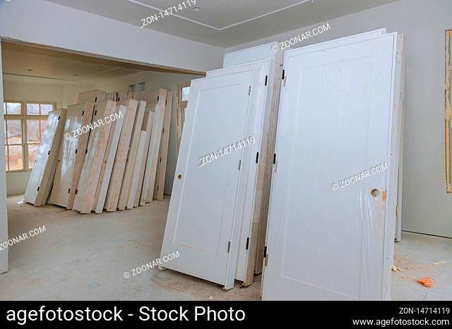 Process for under construction, remodeling, renovation, extension restoration and reconstruction door and molding