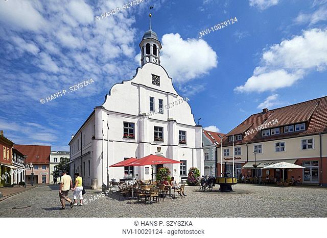 Old Town Hall in Wolgast, Mecklenburg Western Pomerania, Germany