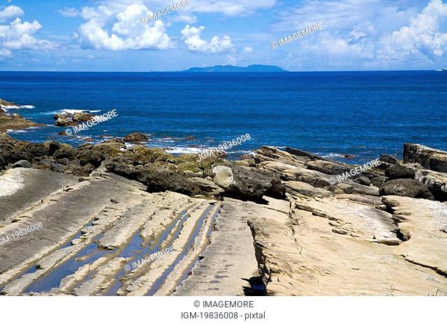 Little Yeliou, a scenic area known for its sandstone erosions, Taitung County, Taiwan