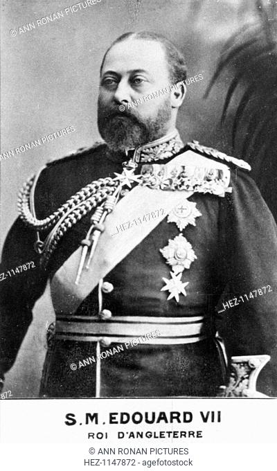 King Edward VII, 1901-1910. Photograph of Edward (1841-1910) published in France