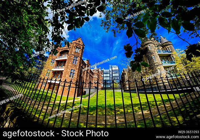 The Quartermile Development overlooking the Meadows in Edinburgh. Quartermile is the marketing name given to the mixed use redevelopment of the former Royal...