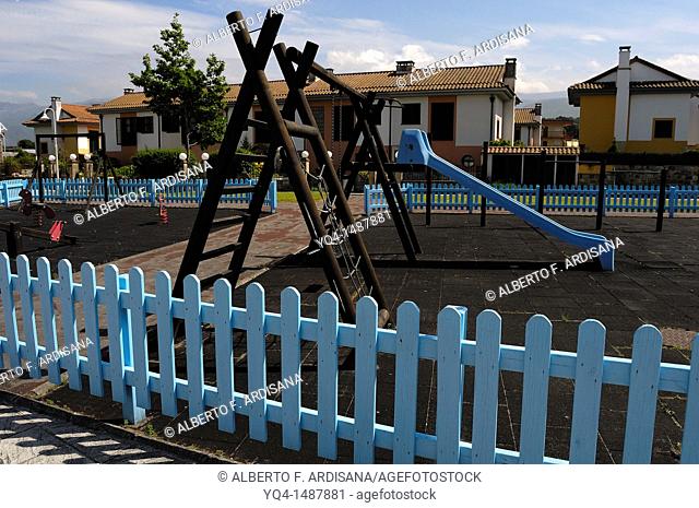 Playground, Celorio, Llanes, Asturias, Spain