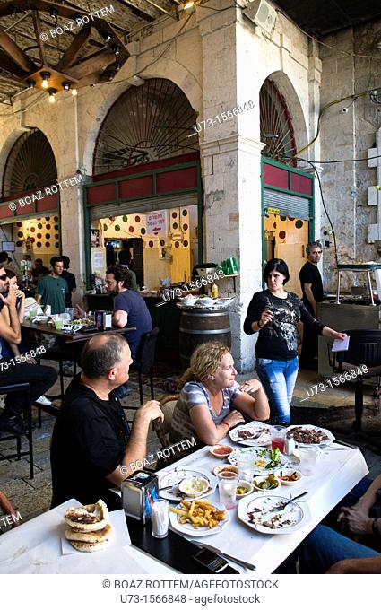 A popular Middle Eastern/ Tripolitanian restaurant in Tel-Aviv - Jaffa