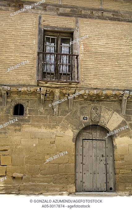 The oldest house in La Rioja. Briones village. La Rioja. Spain