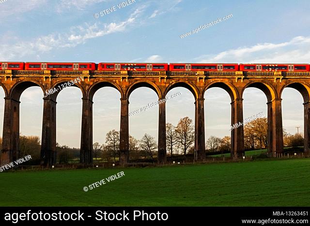 England, East Sussex, Balcombe, The Victorian Railway Viaduct aka Ouse Valley Viaduct on The London to Brighton Railway