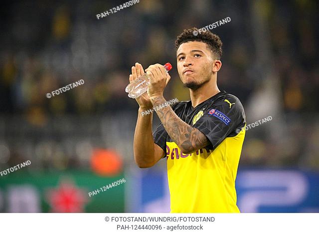 Dortmund, Germany September 17, 2019: CL - 19/20 - Borussia Dortmund vs. Dortmund. FC Barcelona Jadon Sancho (Dortmund) action. Single image