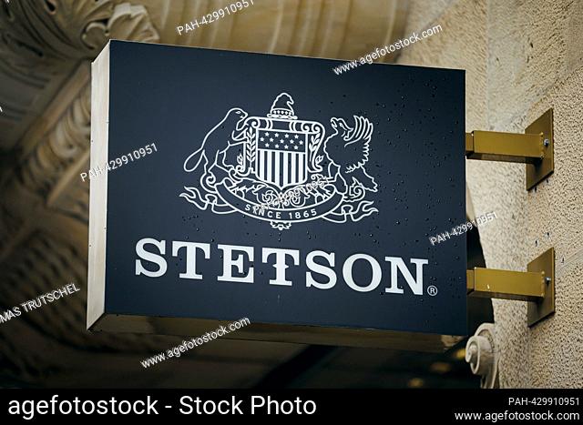 Logo of the Stetson label. Berlin, October 12, 2023. - Berlin/Deutschland