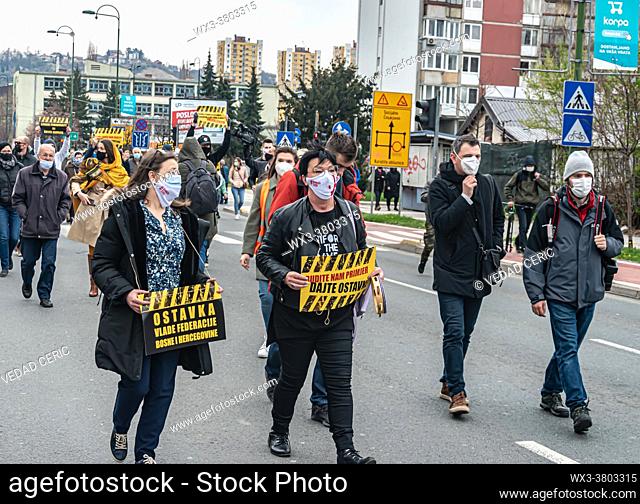 Today, hundreds of citizens took to the streets of Sarajevo to protest against the government of Bosnia and Herzegovina. This government has failed to procure...