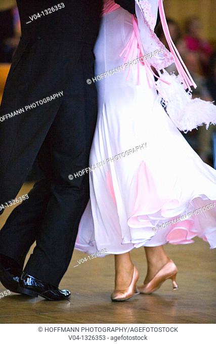 A couple at ballroom dancing, Germany, Europe