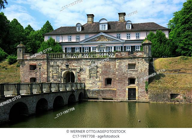 Germany, Bad Pyrmont, health resort, Emmer, Weserbergland, Weser Uplands-Schaumburg-Hamelin Nature Park, Lower Saxony, Pyrmont Castle, Pyrmont Fortress