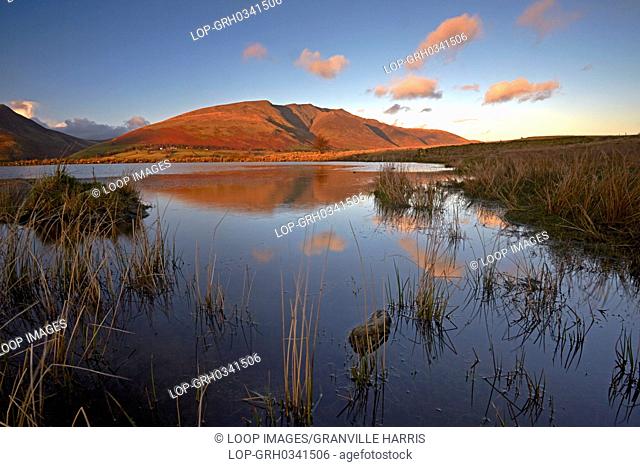 A view of Blencathra from Tewet Tarn