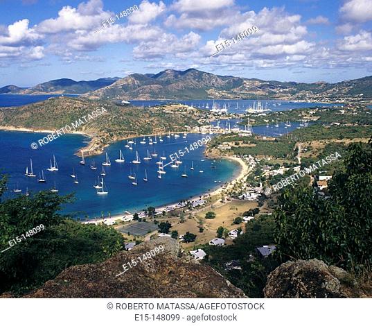 English Harbour, Antigua island. Antigua and Barbuda, West Indies, Caribbean