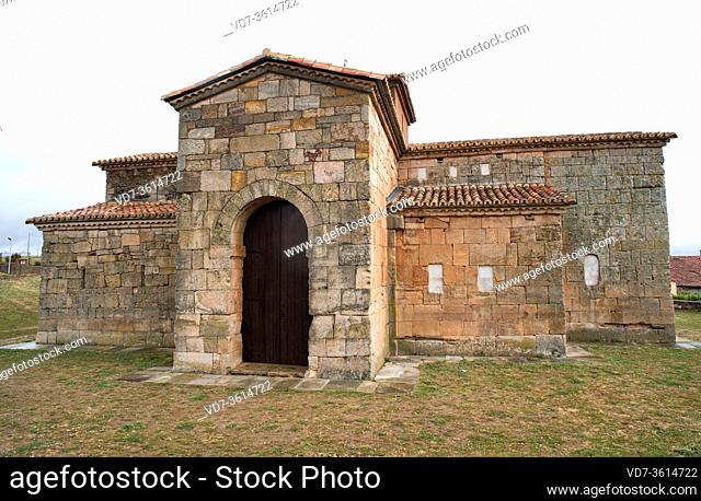 San Pedro de la Nave visigothic church 7-8th centuries. El Campillo, Zamora province, Castilla y Leon, Spain