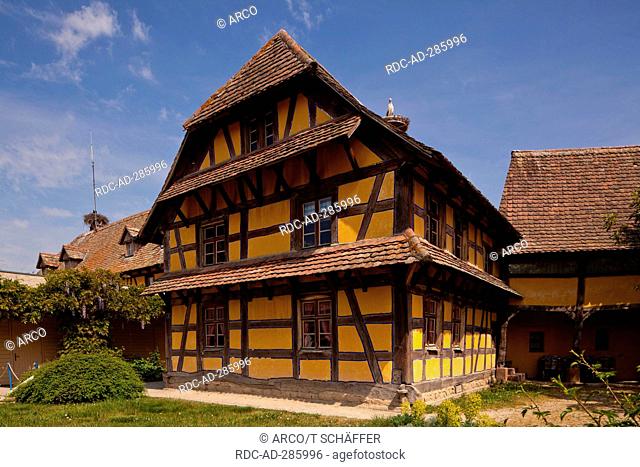 Historical building, Ecomusee, Ungersheim, Alsace, France
