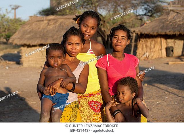 Children, group picture, Morondava, Madagascar