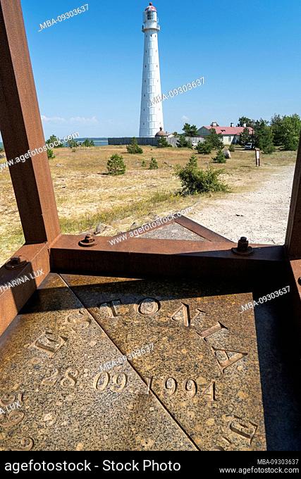 Estonia, Baltic Sea island Hiiumaa, Tahkuna, Memorial to the casualties of the ferry vessel Estonia