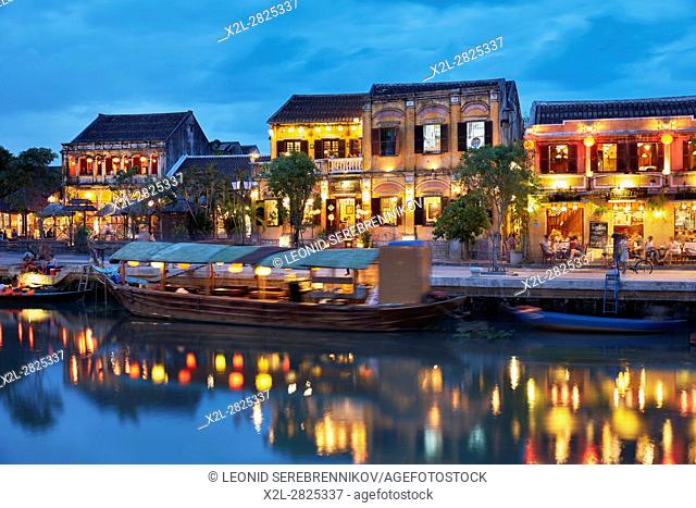 Hoi An Ancient Town at dusk. Quang Nam Province, Vietnam