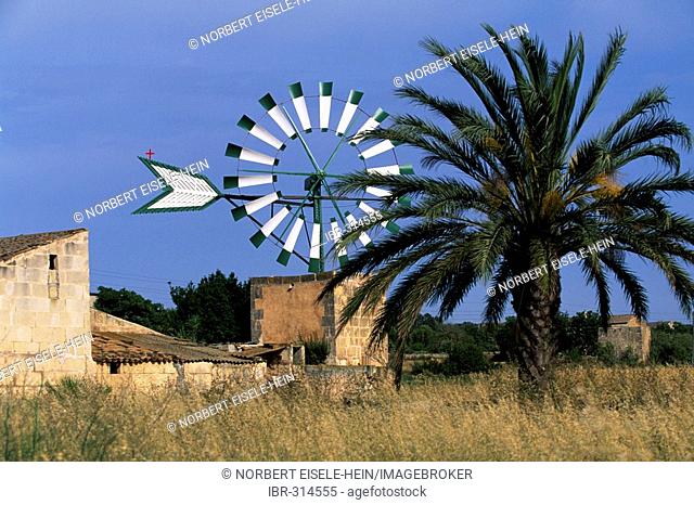 Wind mill, Casa Blanca, Majorca, Spain