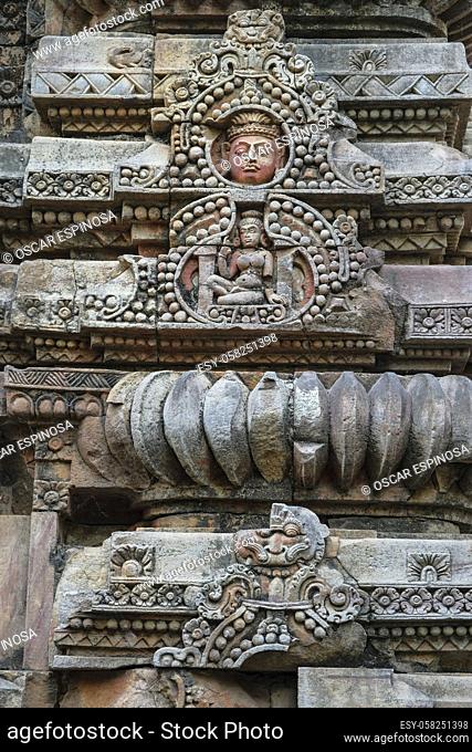Detail of the Markandeshwar Siva Temple in Bhubaneswar, Odisha, India