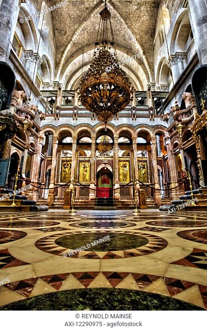 The Church of the Holy Sepulchre, also called the Basilica of the Holy Sepulchre, or the Church of the Resurrection by Eastern Christians, Christian Quarter