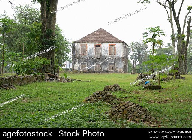 17 February 2020, São Tomé and Príncipe, Terreiro Velho: A manor house on the Terreiro Velho plantation by Claudio Corallo, Italian and agronomist