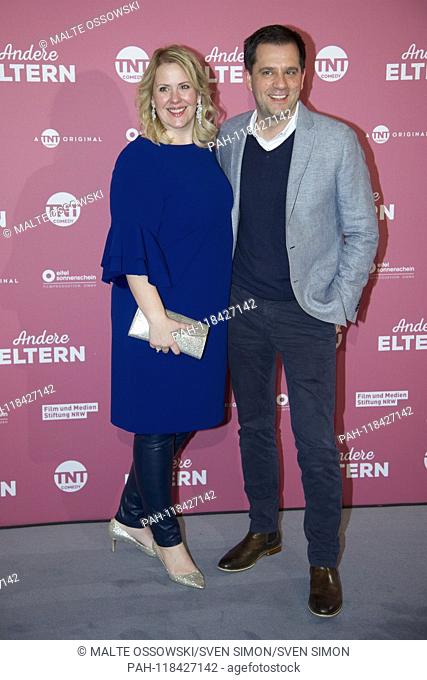 from left: Anke Greifenseeder, Producer, Hannes HEYELMANN, Producer, Red Carpet, Red Carpet Show, Arrival, arrival, Premiere ""Other Parents"" on 14th March...