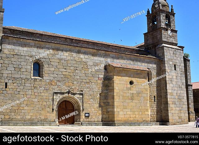 San Felices de los Gallegos, Nuestra Señora Entre Dos Alamos Church (16th century). Las Arribes del Duero, Salamanca province, Castilla y Leon, Spain