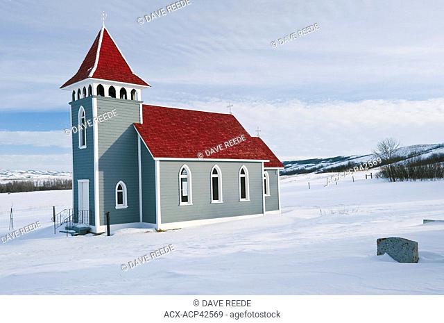 St. Nicholas Church in the Qu'Appelle Valley, Saskatchewan, Canada
