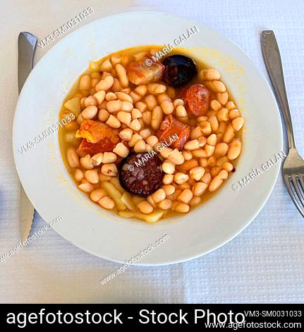 Beans stew. Spain