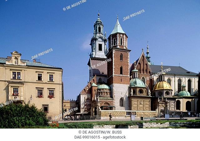 Cathedral church of St Wenceslas and St Stanislaus on Wawel hill, Krakow's old town (UNESCO World Heritage List, 1980), Lesser Poland Voivodeship, Poland