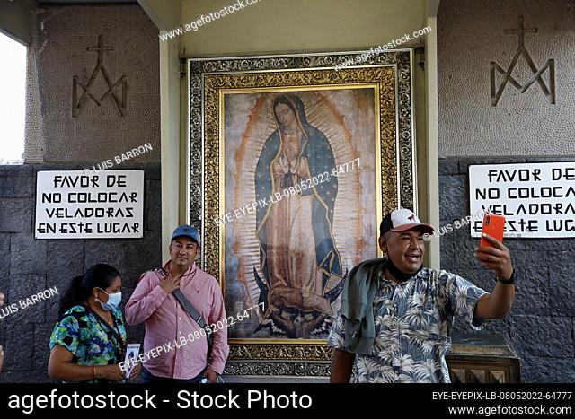MEXICO CITY, MEXICO - MAY 8, 2022: Central Americans Mothers Integrants of the XVI Caravan on his way through Mexico, that continue their search of Disappeared...