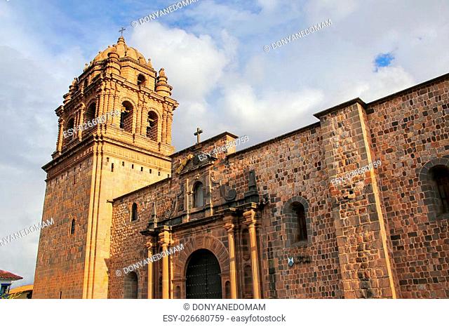 Convent of Santo Domingo in Koricancha complex, Cusco, Peru. Koricancha was the most important temple in the Inca Empire dedicated to the Sun God