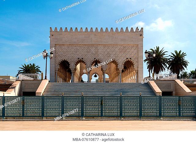 Morocco, Rabat, Mausoleum Mohamed V