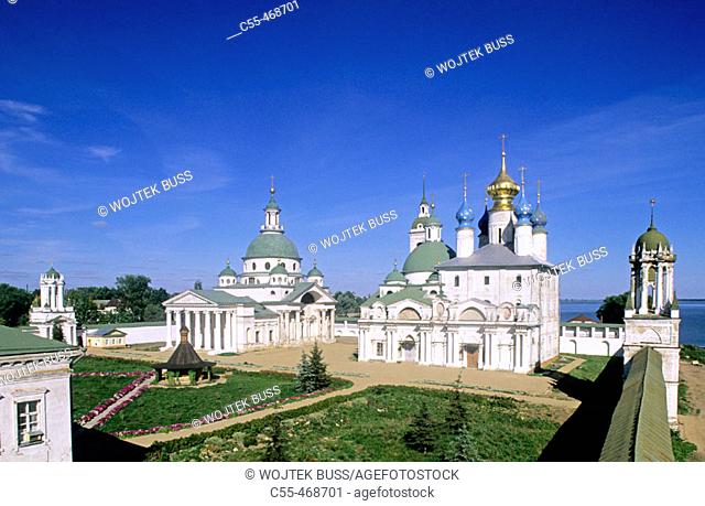 Spaso-Yakovlevsky Monastery (Monastery of St. Jacob Saviour) founded in the late 14th century, Rostov the Great. Golden Ring, Russia