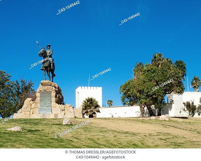 Namibia - The Equestrian Statue in Namibia's capital Windhoek commemorates the German soldiers killed during the wars to subdue the Nama and Herero people...