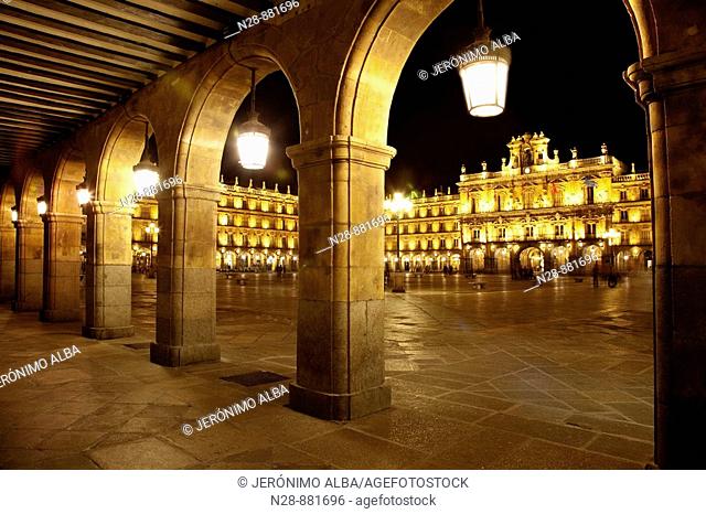 Main Square, Salamanca. Castilla-Leon, Spain