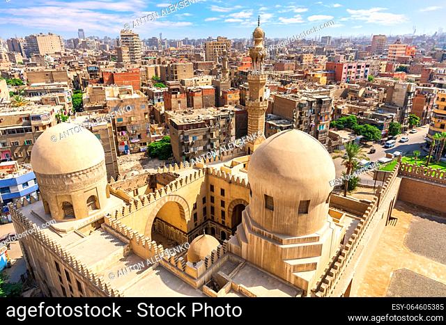 Ibn Tulun Mosque and Museum, ancient complex of Islamic Cairo, Egypt