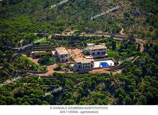 Claudia Schiffer's house. Camp de Mar. Andratx. Majorca. Balearic Islands. Spain