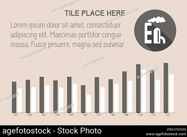 Flat Infographic Elements. Vector Illustration EPS 10