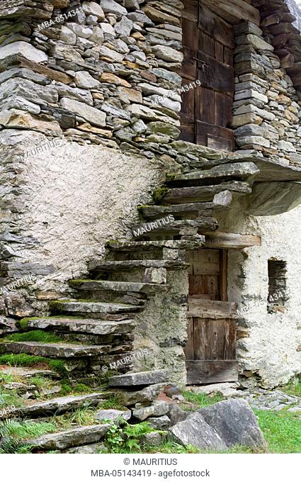 Old storage in the Verzasca Valley