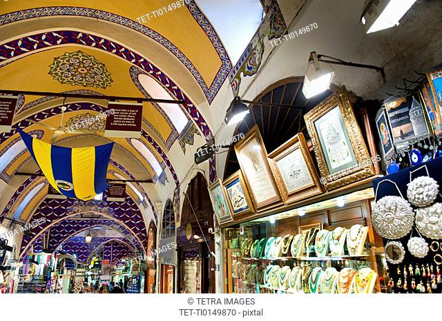 Turkey, Istanbul, Grand Bazaar interior