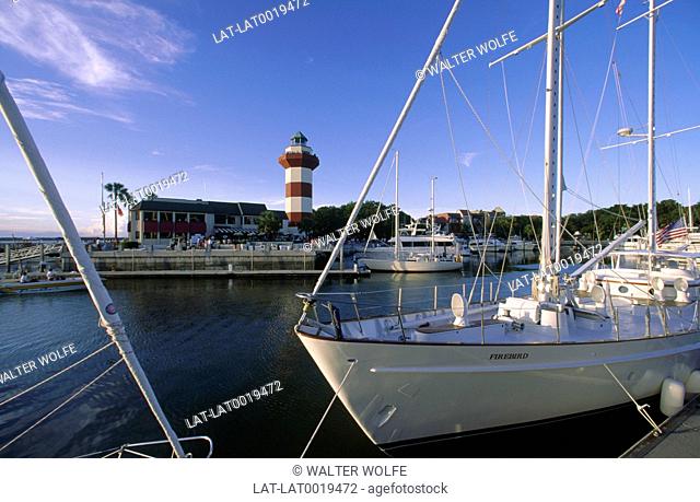 Harbour Town is situated in the community of Sea Pines on Hilton Head Island in Beaufort County. It is a popular holiday destination with 12 miles of beach...