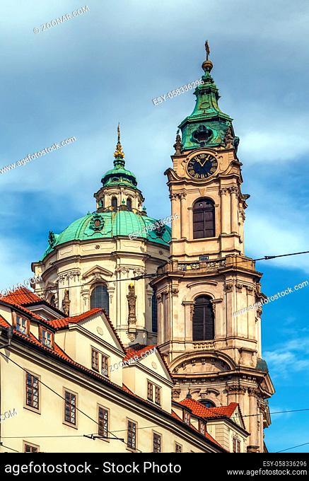 The Church of Saint Nicholas is a Baroque church in the Lesser Town of Prague. It was built between 1704-1755