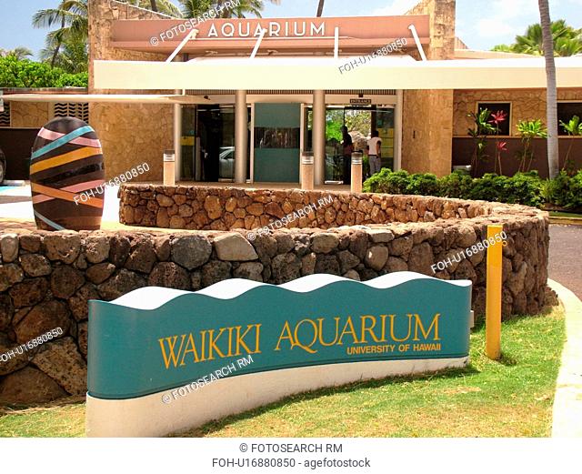 Waikiki, Honolulu, Oahu, HI, Hawaii, Kapi'olani Regional Park, Waikiki Aquarium