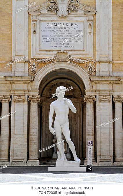 sculpture, Musei Capitolini, Capitoline Museums, Piazza del Campidoglio, Capitol Square, Rome, Italy, Europe, Skulptur, Musei Capitolini, Kapitolinische Museen